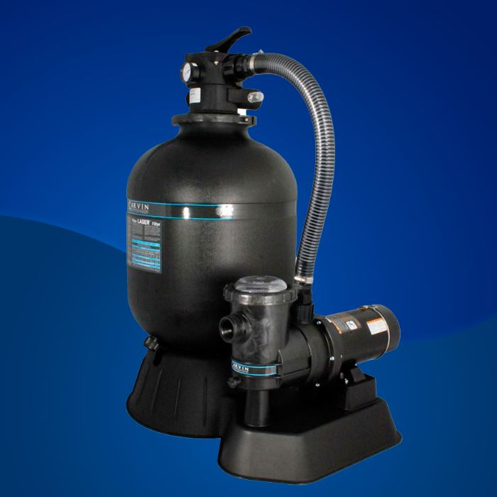 SISTEMA DE FILTRACION LASER 22.5 con bomba de 1.5 hp