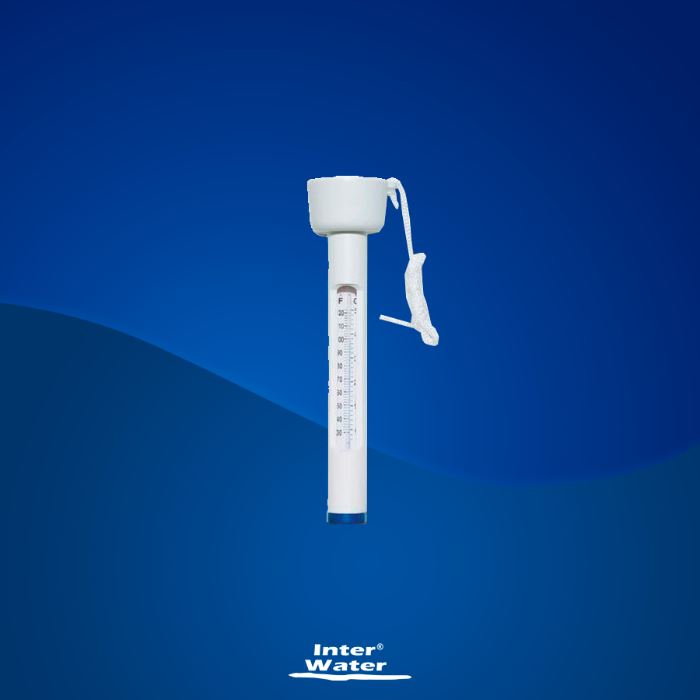 TERMOMETRO FLOTANTE DE PLASTICO °C Y °F