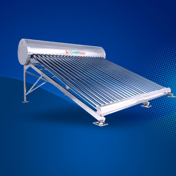 CALENTADOR SOLAR GREENSOLAR 24 TUBOS