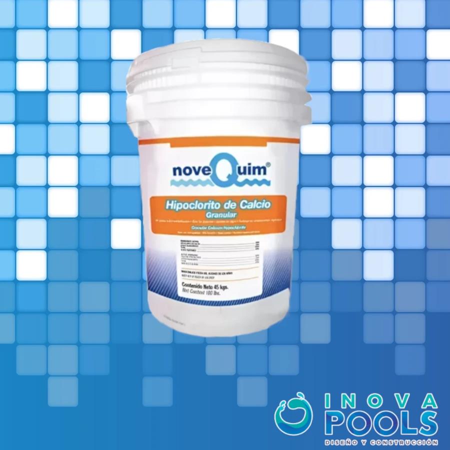 HIPOCLORITO DE CALCIO GRANULAR MARCA NOVEQUIM 45 KG